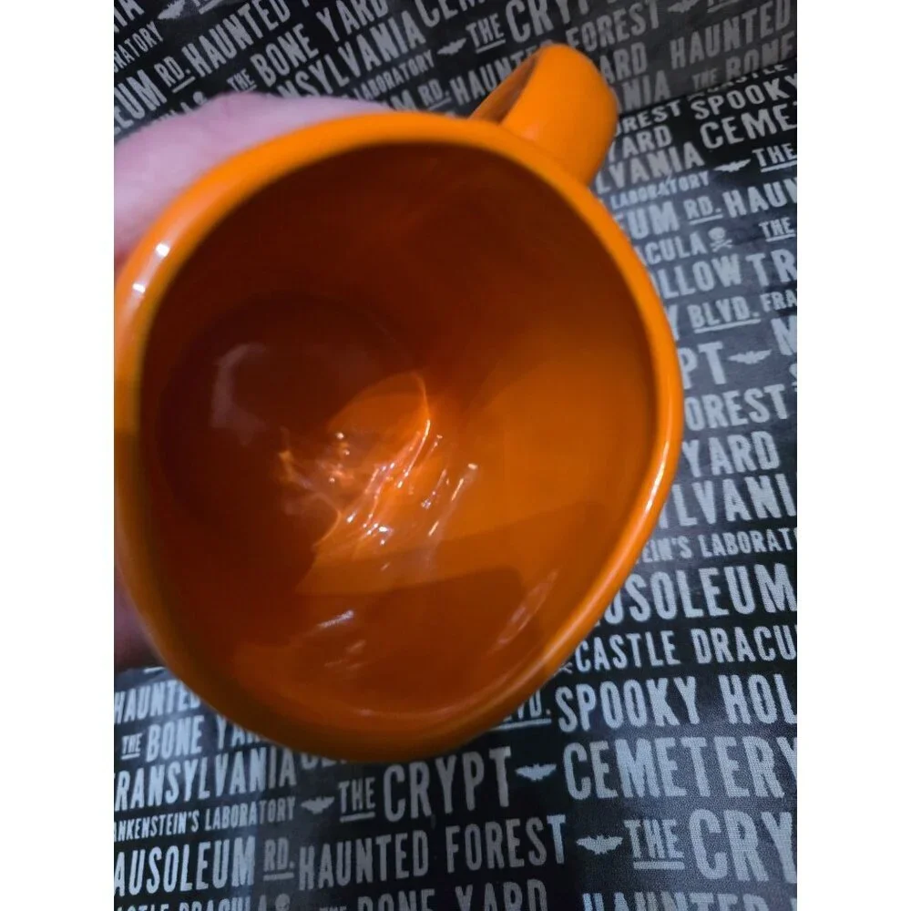 NWT Rae Dunn Spooky Orange Halloween Mug